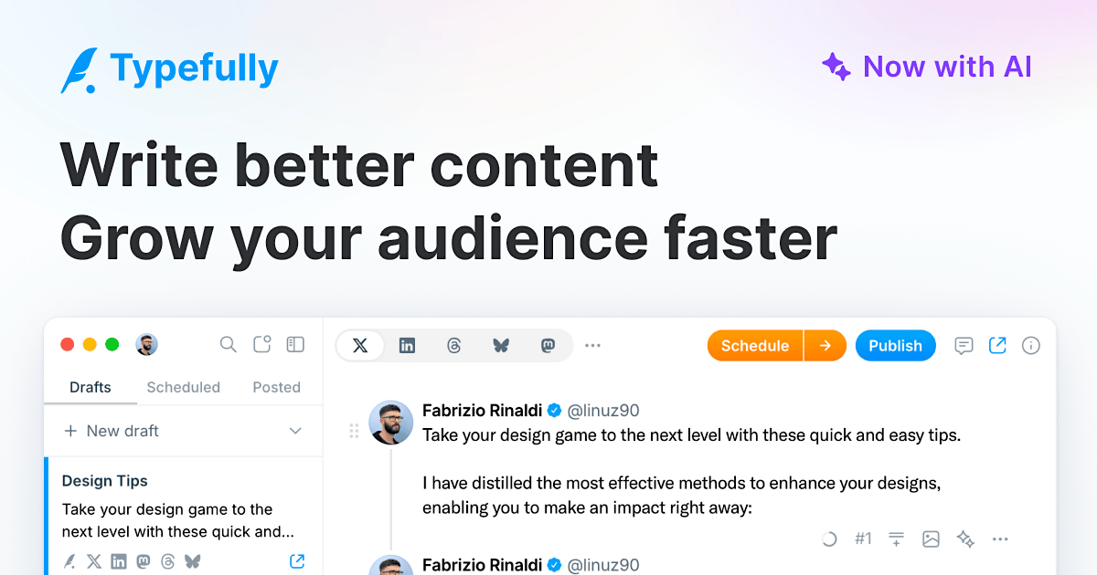 Typefully - Twitter Thread Maker & Analytics