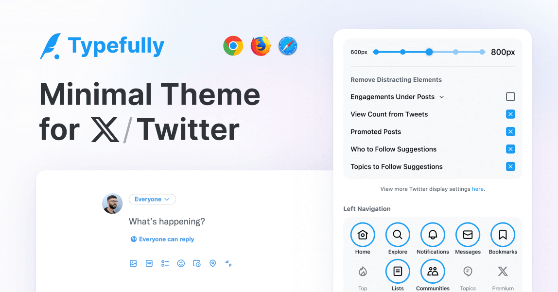 Minimal Theme for Twitter